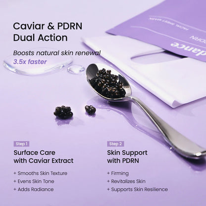BIODANCE Rejuvenating Caviar PDRN Real Deep Mask, Overnight Hydrogel Mask, Skin Firming, Radiance, Enhancing Skin Recovery, Korean Skin Care, Valentines Day Gifts for Her