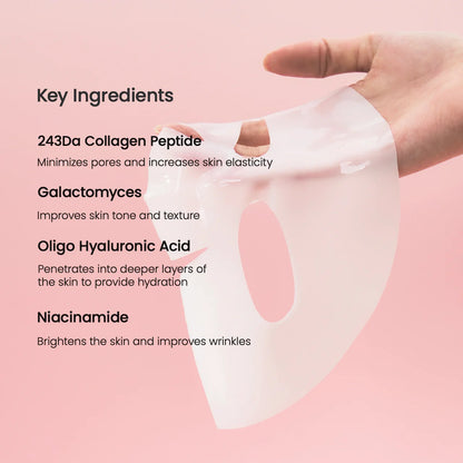 BIODANCE Bio-Collagen Real Deep Mask, Hydrating Overnight Hydrogel Mask, Pore Minimizing, Plumping, Elasticity Improvement, Korean Skin Care, Valentines Day Gifts for Her